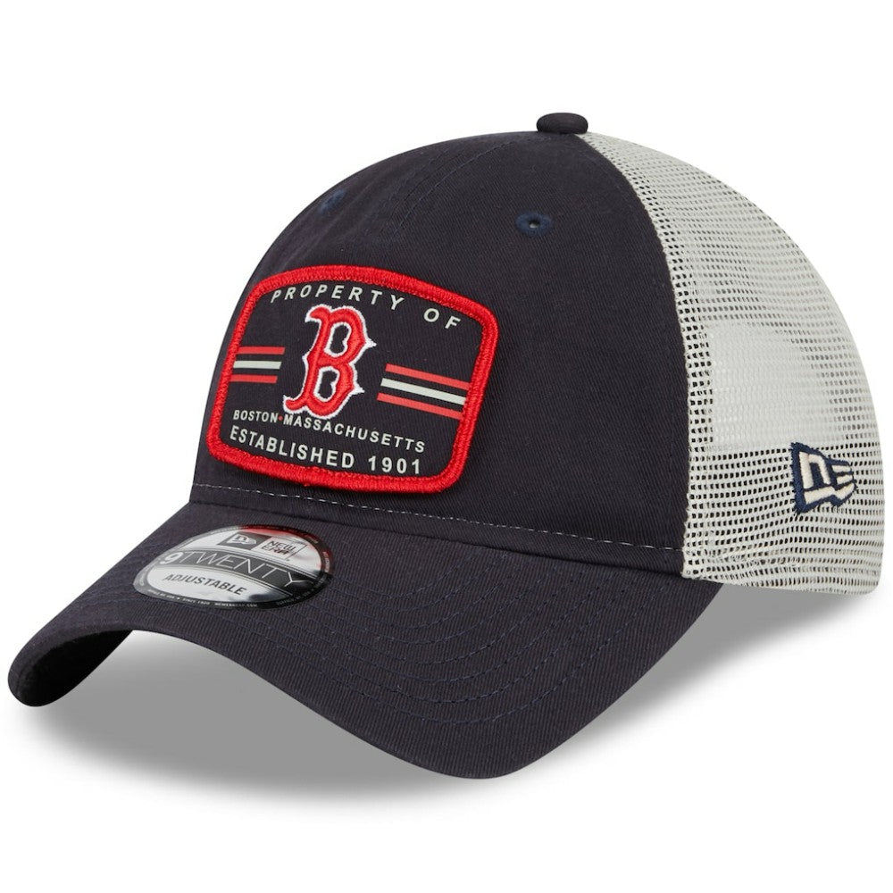 Boston Red Sox New Era Property Trucker 9TWENTY Snapback Hat Online