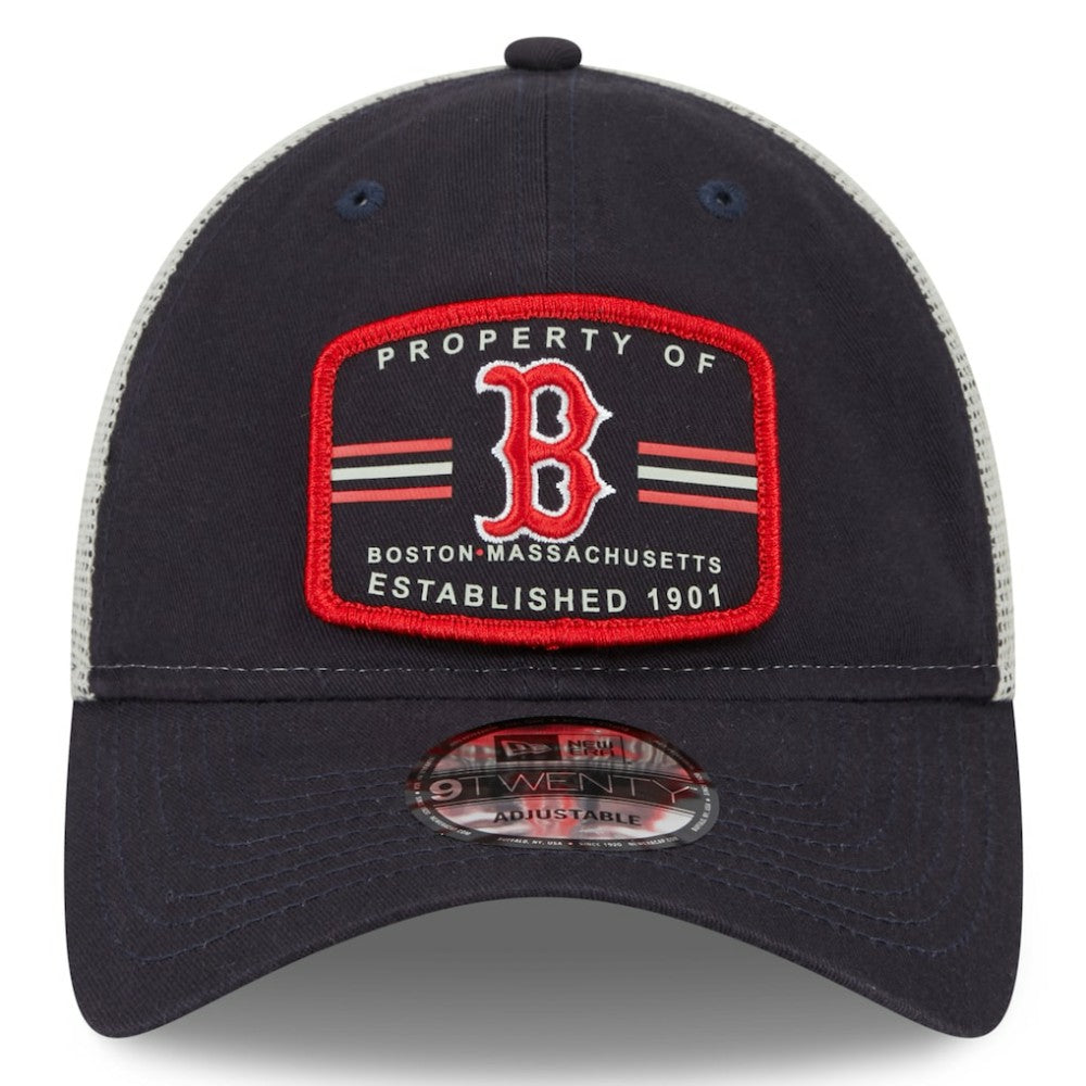 Boston Red Sox New Era Property Trucker 9TWENTY Snapback Hat Online