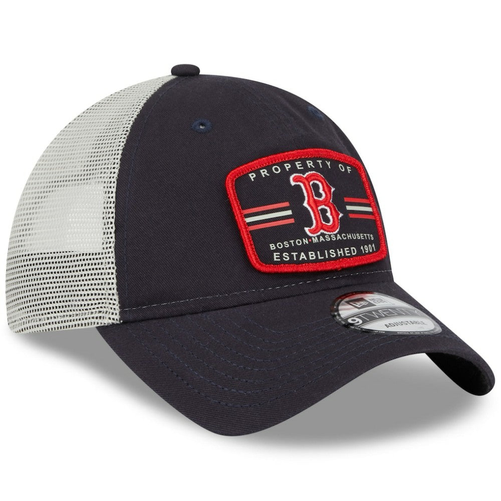 Boston Red Sox New Era Property Trucker 9TWENTY Snapback Hat Online