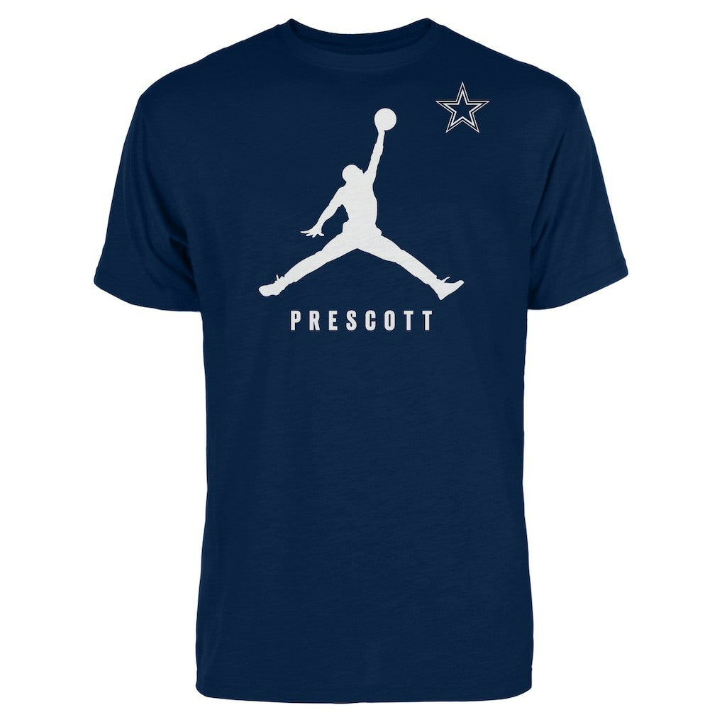 Dak Prescott Dallas Cowboys Jordan Brand Graphic T-Shirt Navy - NFL