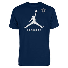 Dak Prescott Dallas Cowboys Jordan Brand Graphic T-Shirt Navy - NFL