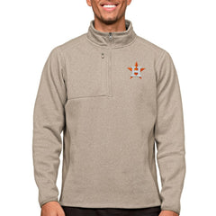 Houston Astros Antigua Course Quarter-Zip Pullover Top Lifestyle