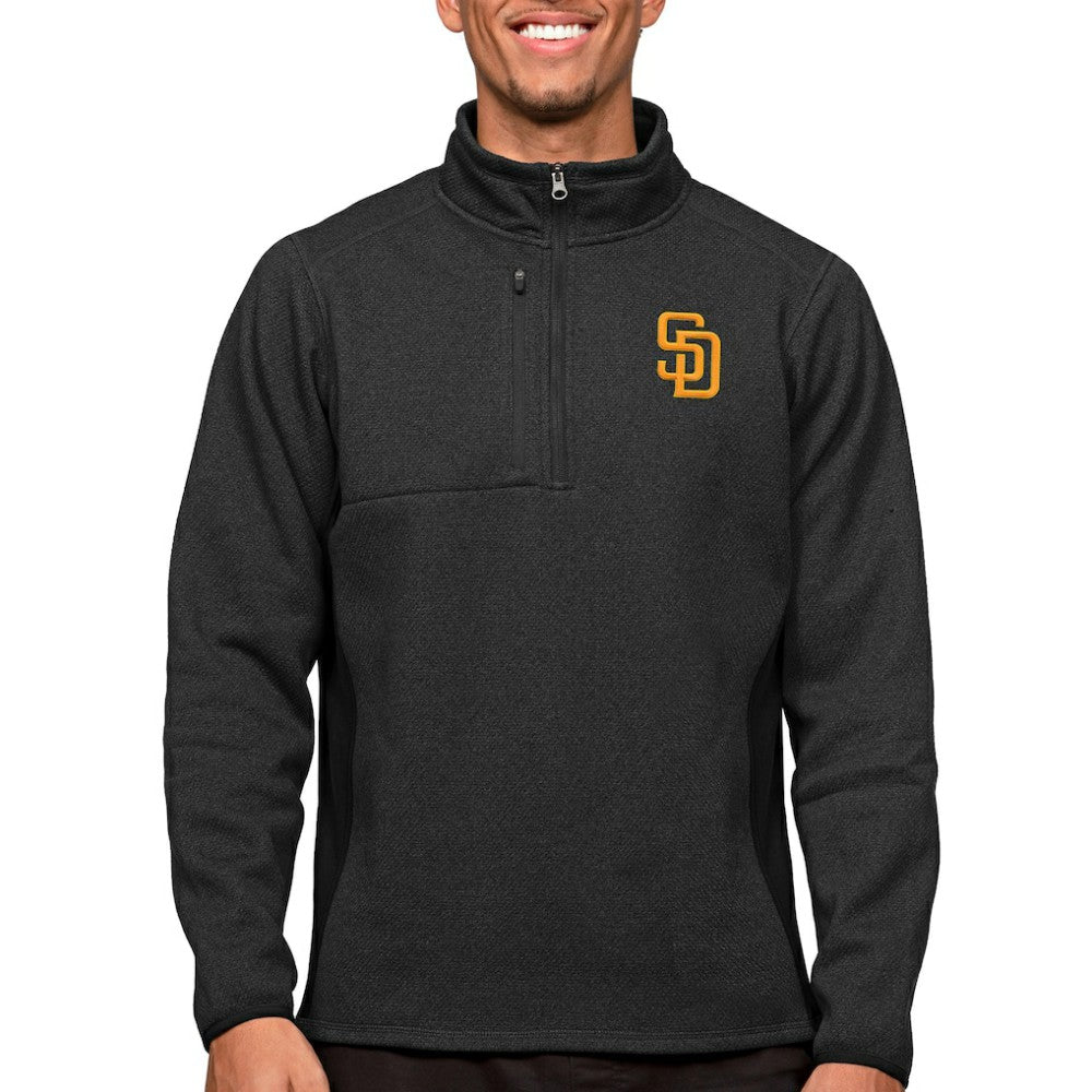 San Diego Padres Antigua Course Quarter-Zip Pullover Top Online