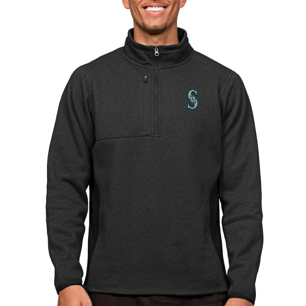 Seattle Mariners Antigua Course Quarter-Zip Pullover Top Sale