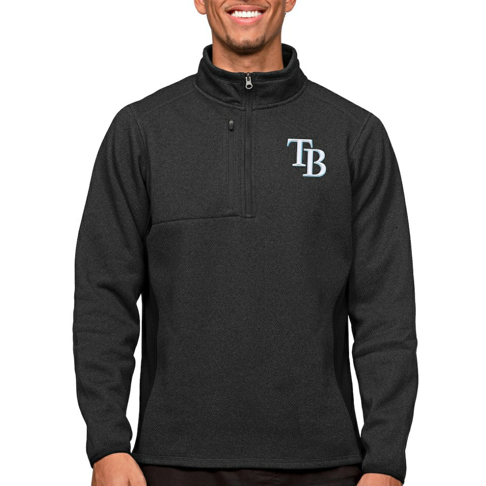Tampa Bay Rays Antigua Course Quarter-Zip Pullover Top Online