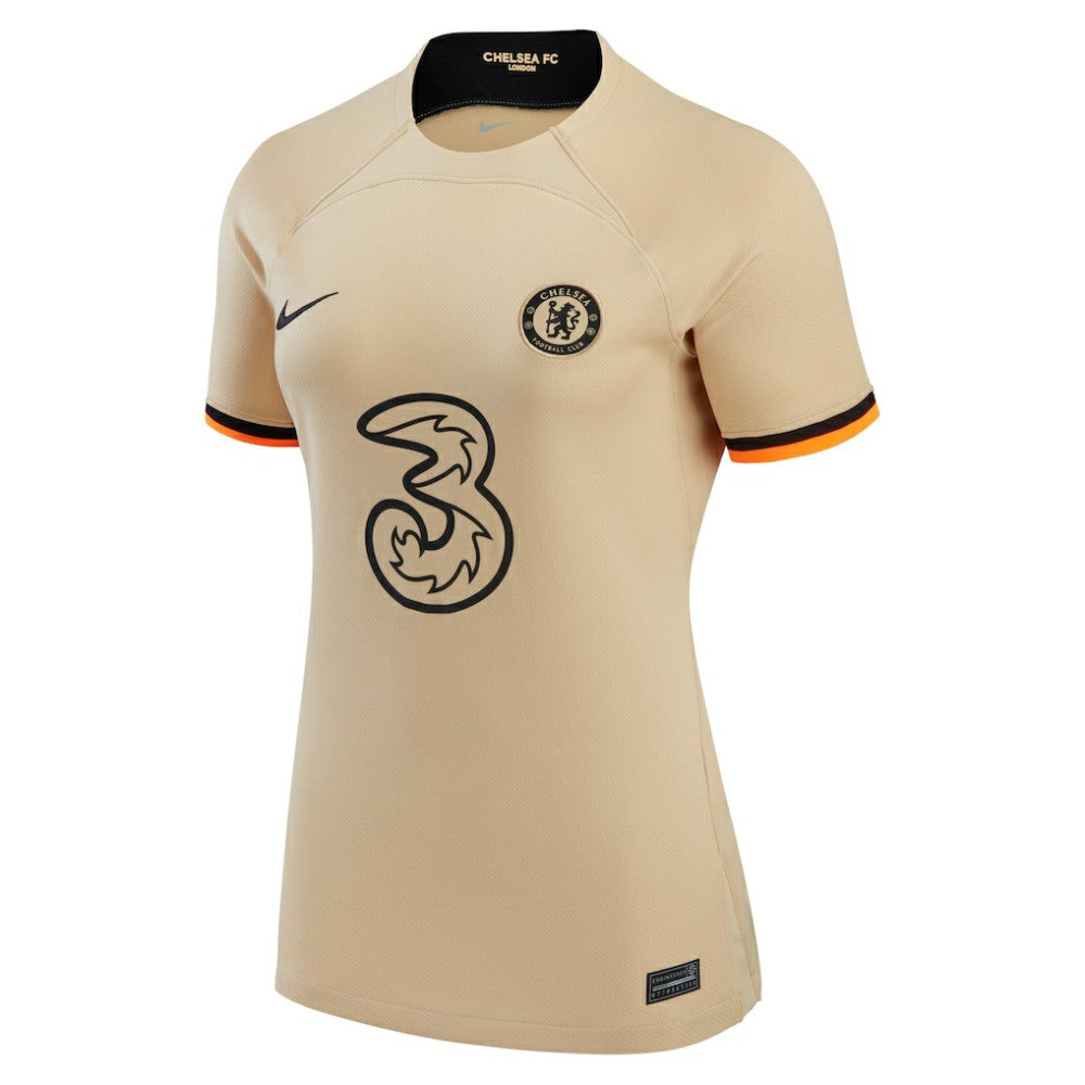 Nike Chelsea Women's 2022/23 Third Replica Jerseys - Gold