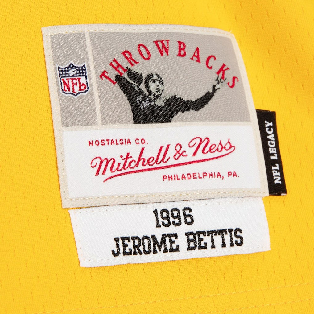 Jerome Bettis Pittsburgh Steelers 1996 Split Legacy Replica Jersey Black/Gold - Mitchell & Ness