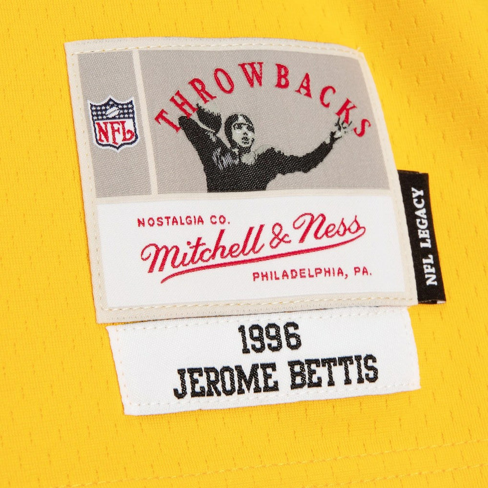 Jerome Bettis Pittsburgh Steelers 1996 Split Legacy Replica Jersey Black/Gold - Mitchell & Ness