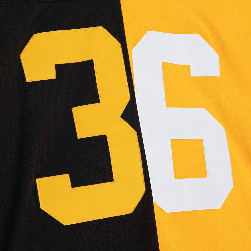 Jerome Bettis Pittsburgh Steelers 1996 Split Legacy Replica Jersey Black/Gold - Mitchell & Ness