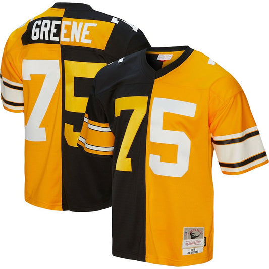 Joe Greene Pittsburgh Steelers 1976 Split Legacy Replica Jersey - Black/Gold online | NFL Jerseys