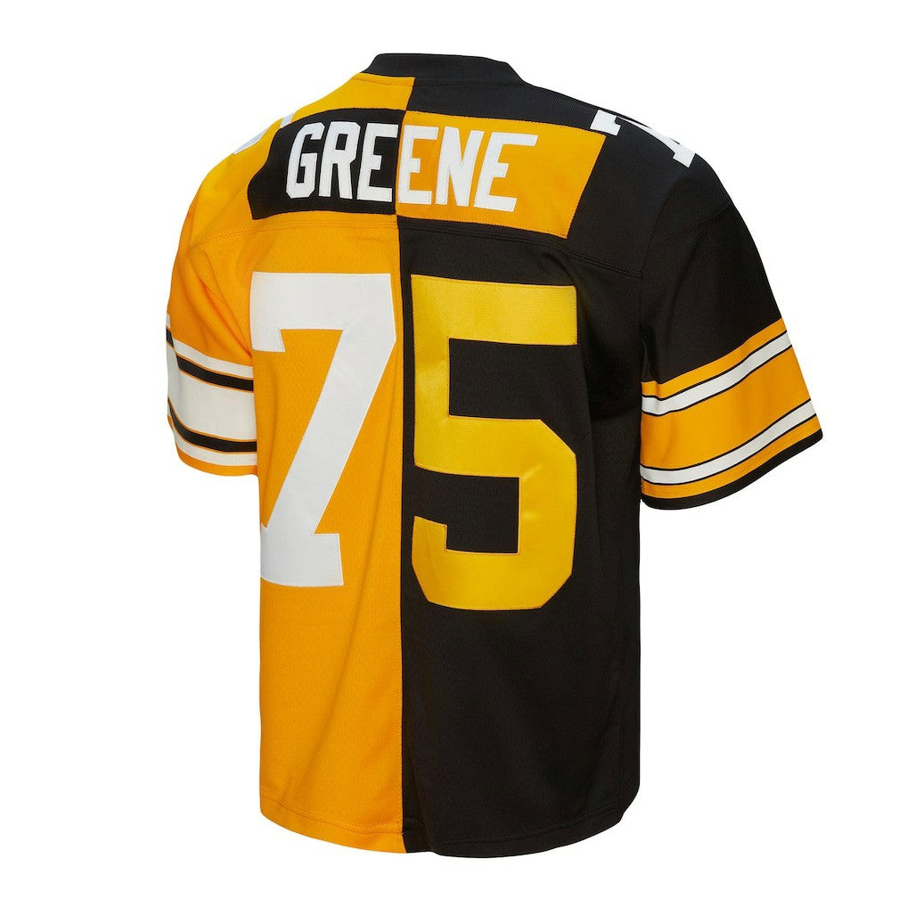Joe Greene Pittsburgh Steelers 1976 Split Legacy Replica Jersey Black/Gold - Mitchell & Ness