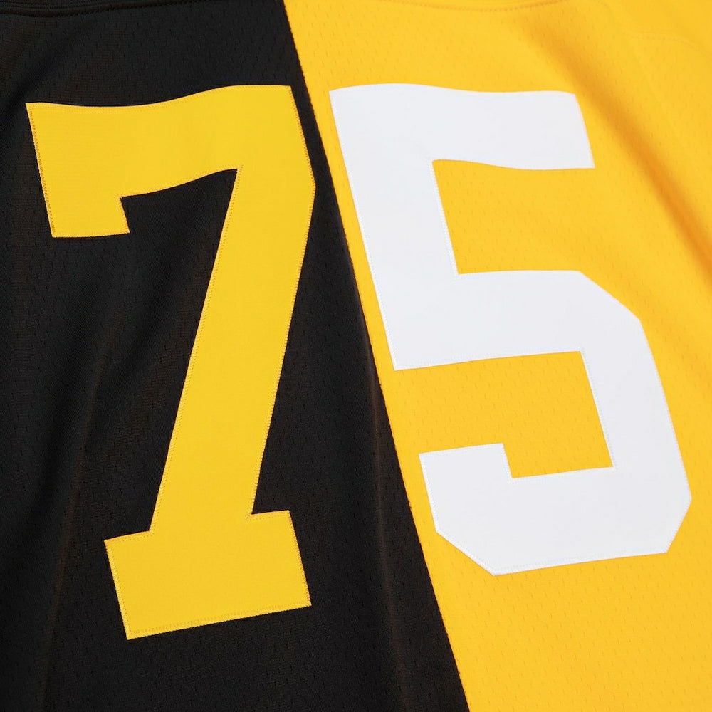 Joe Greene Pittsburgh Steelers 1976 Split Legacy Replica Jersey Black/Gold - Mitchell & Ness