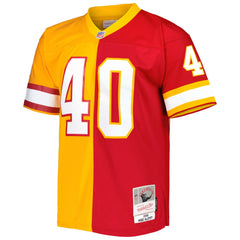 Mike Alstott Tampa Bay Buccaneers 1996 Split Legacy Replica Jersey Orange/Red - Mitchell & Ness
