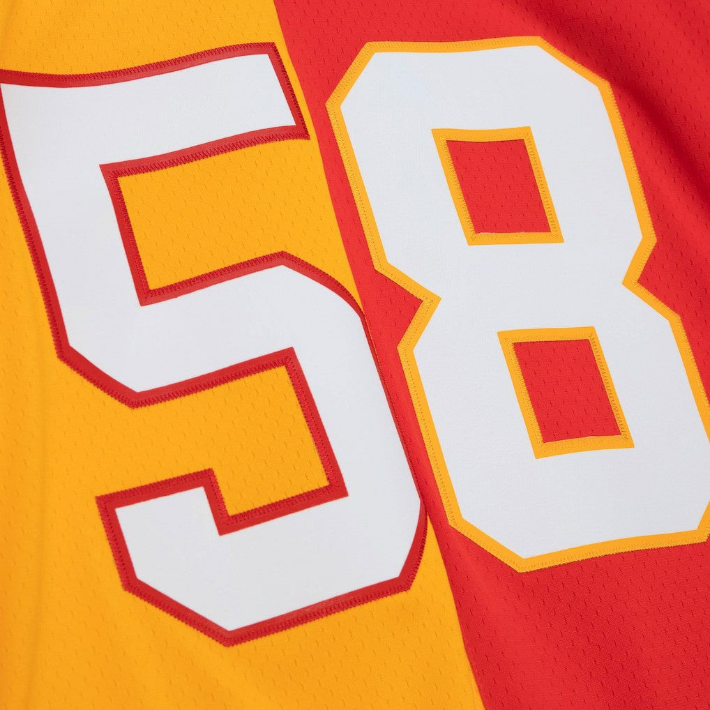 Derrick Thomas Kansas City Chiefs 1994 Split Legacy Replica Jersey Red/Gold - Mitchell & Ness