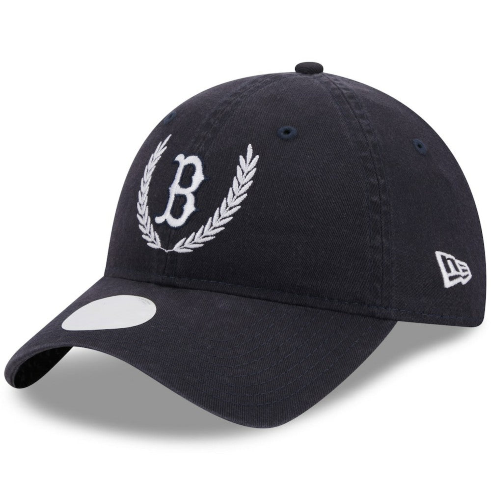 Boston Red Sox New Era Women's Leaves 9TWENTY Adjustable Hat Clearance