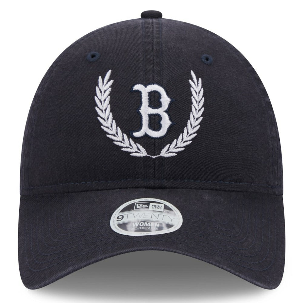Boston Red Sox New Era Women's Leaves 9TWENTY Adjustable Hat Clearance