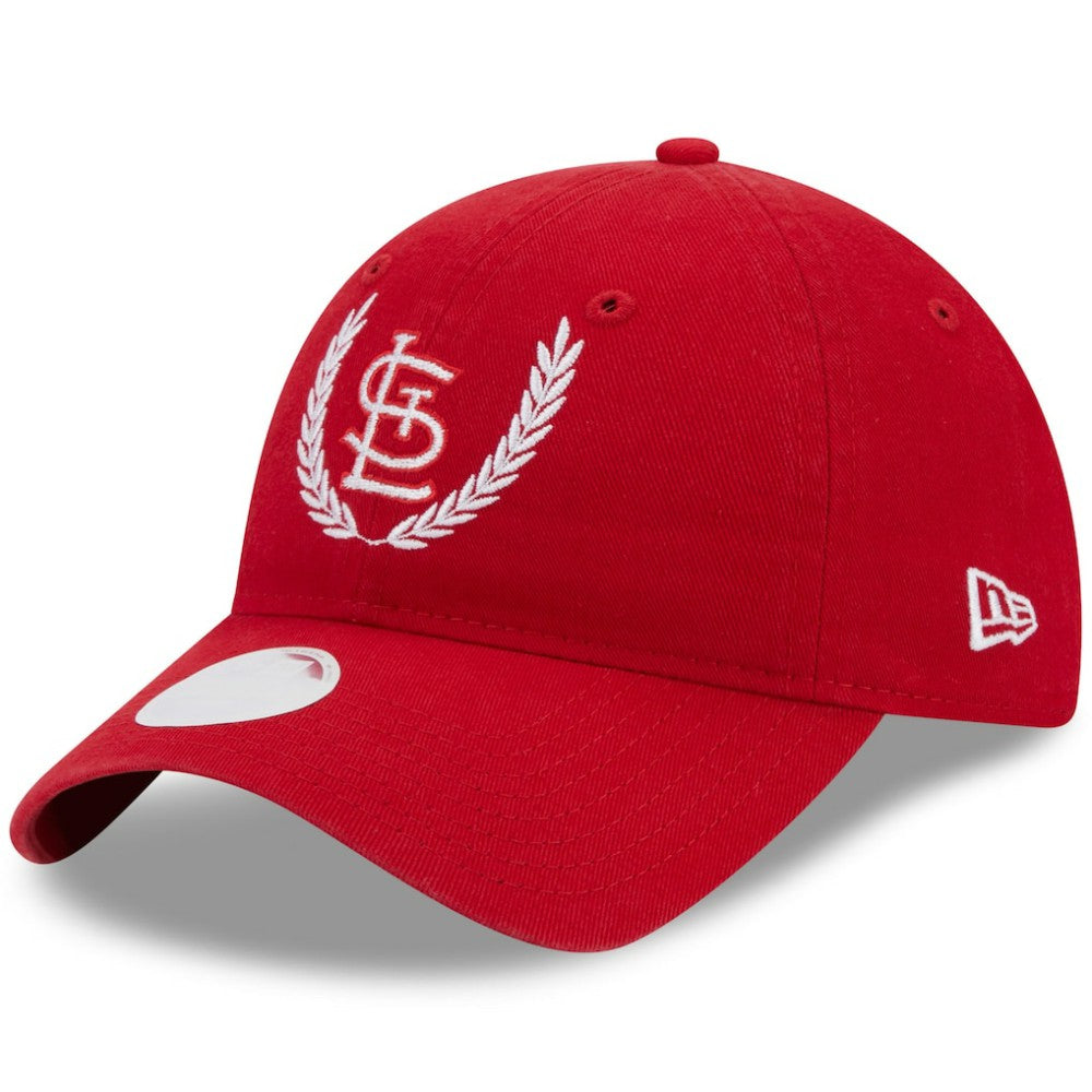 St. Louis Cardinals New Era Women's Leaves 9TWENTY Adjustable Hat Lifestyle