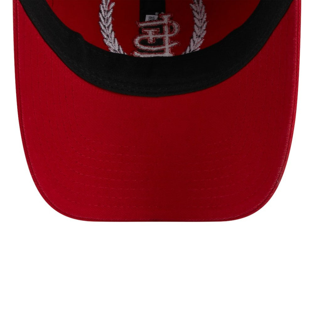 St. Louis Cardinals New Era Women's Leaves 9TWENTY Adjustable Hat Lifestyle