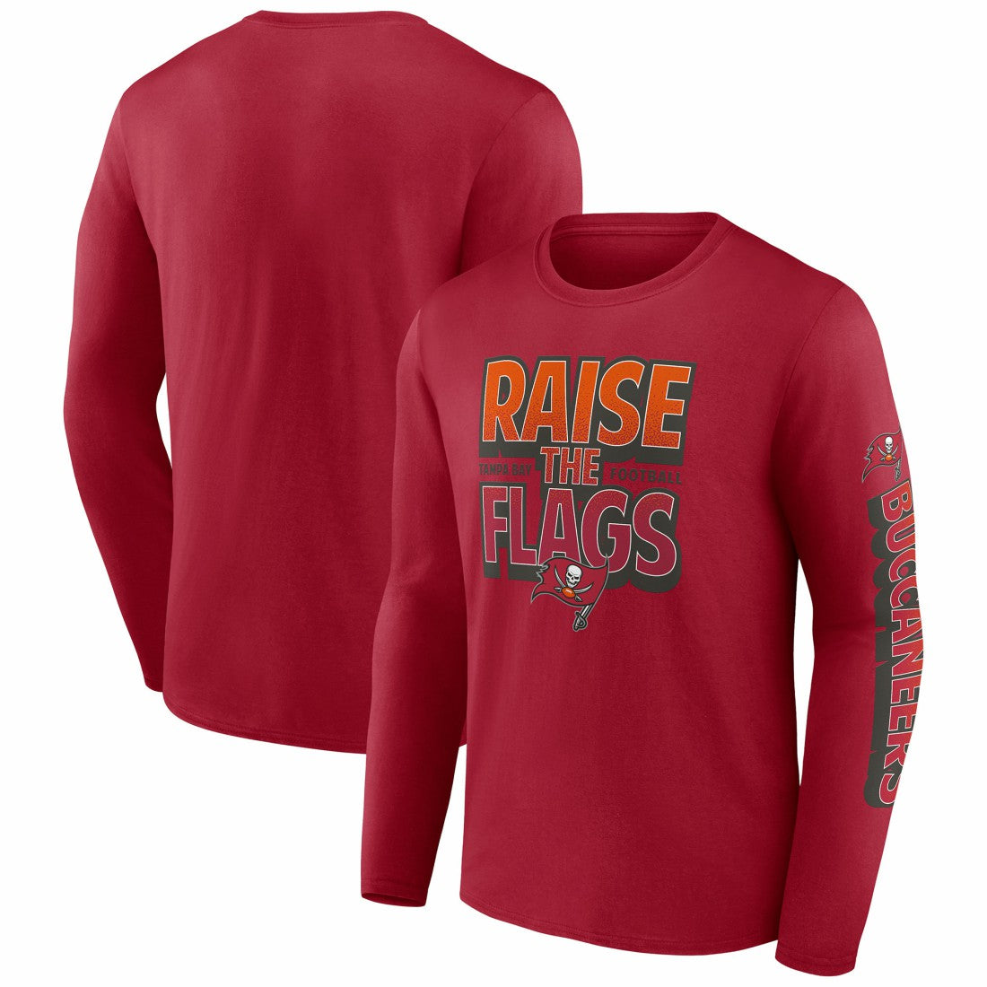Tampa Bay Buccaneers Hometown Collection Sweep Long Sleeve T-Shirt Red - Fanatics