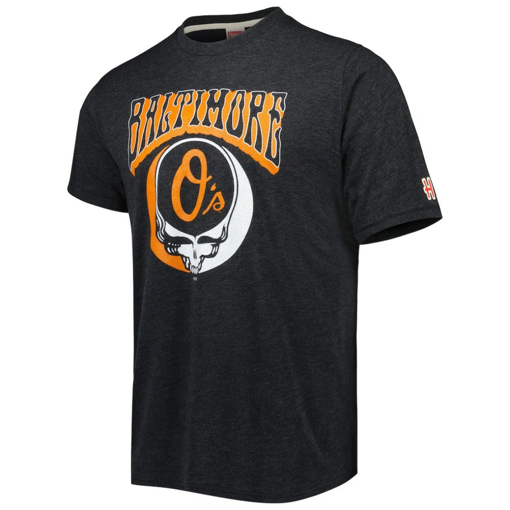 Baltimore Orioles Homage Grateful Dead Tri-Blend T-Shirt Sale