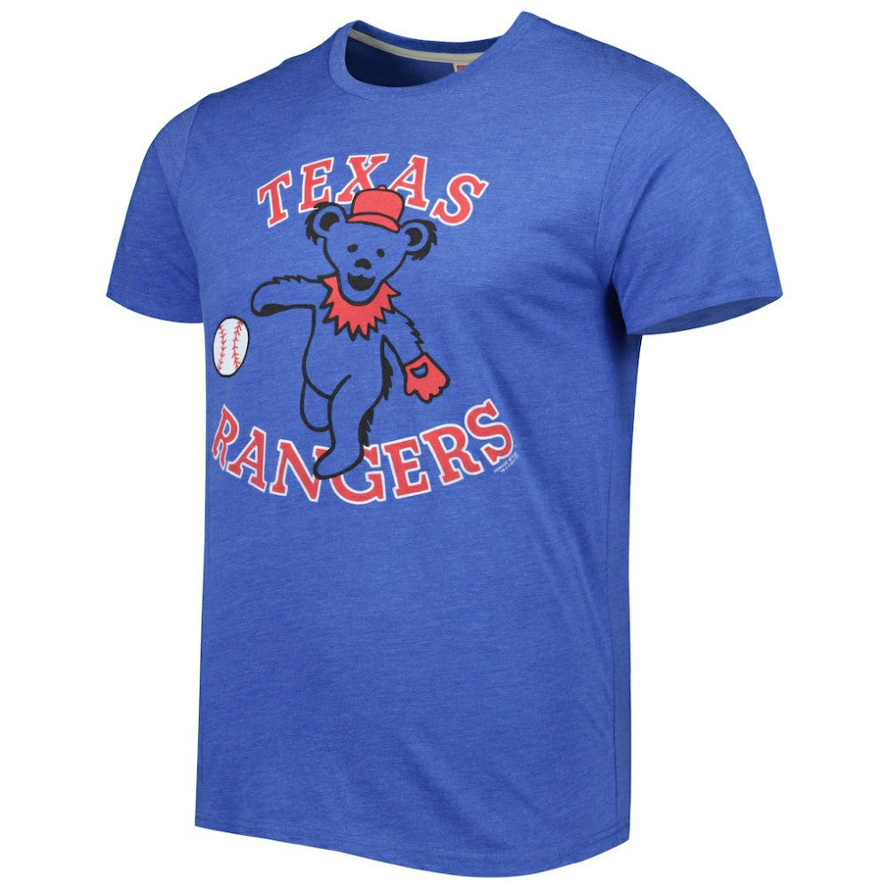 Texas Rangers Homage Grateful Dead Tri-Blend T-Shirt On Sale