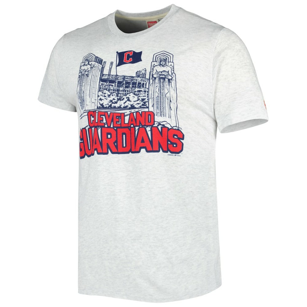 Cleveland Guardians Homage Team Hyper Local Tri-Blend T-Shirt On Sale