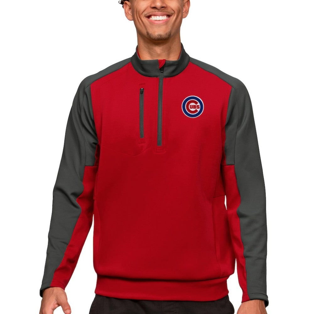 Chicago Cubs Antigua Team Quarter-Zip Pullover Top Lifestyle
