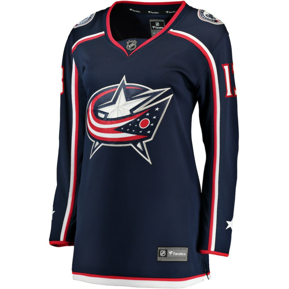 Johnny Gaudreau Columbus Blue Jackets Fanatics Women's Breakaway Player Jersey - Navy | NHL Jerseys
