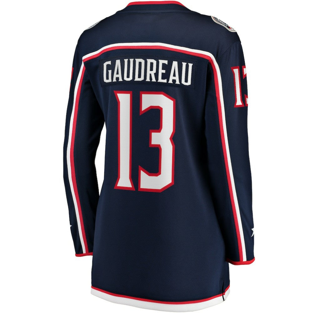 Johnny Gaudreau Columbus Blue Jackets Fanatics Women's Breakaway Player Jersey - Navy | NHL Jerseys