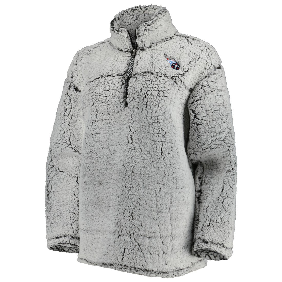 Tennessee Titans G-III 4Her by Carl Banks Women's Sherpa Quarter-Zip Jacket Gray - NFL