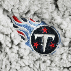 Tennessee Titans G-III 4Her by Carl Banks Women's Sherpa Quarter-Zip Jacket Gray - NFL