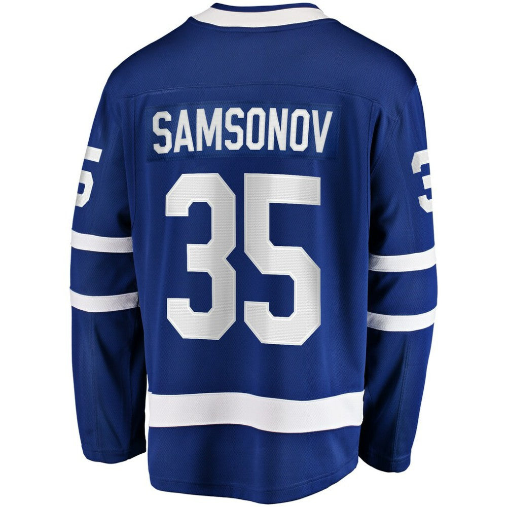 Ilya Samsonov Toronto Maple Leafs - Fanatics Home Breakaway Player Jersey Blue