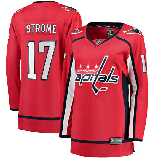 Dylan Strome Washington Capitals Fanatics Women's Home Breakaway Player Jersey - Red | NHL Jerseys