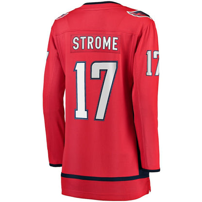 Dylan Strome Washington Capitals Fanatics Women's Home Breakaway Player Jersey - Red | NHL Jerseys