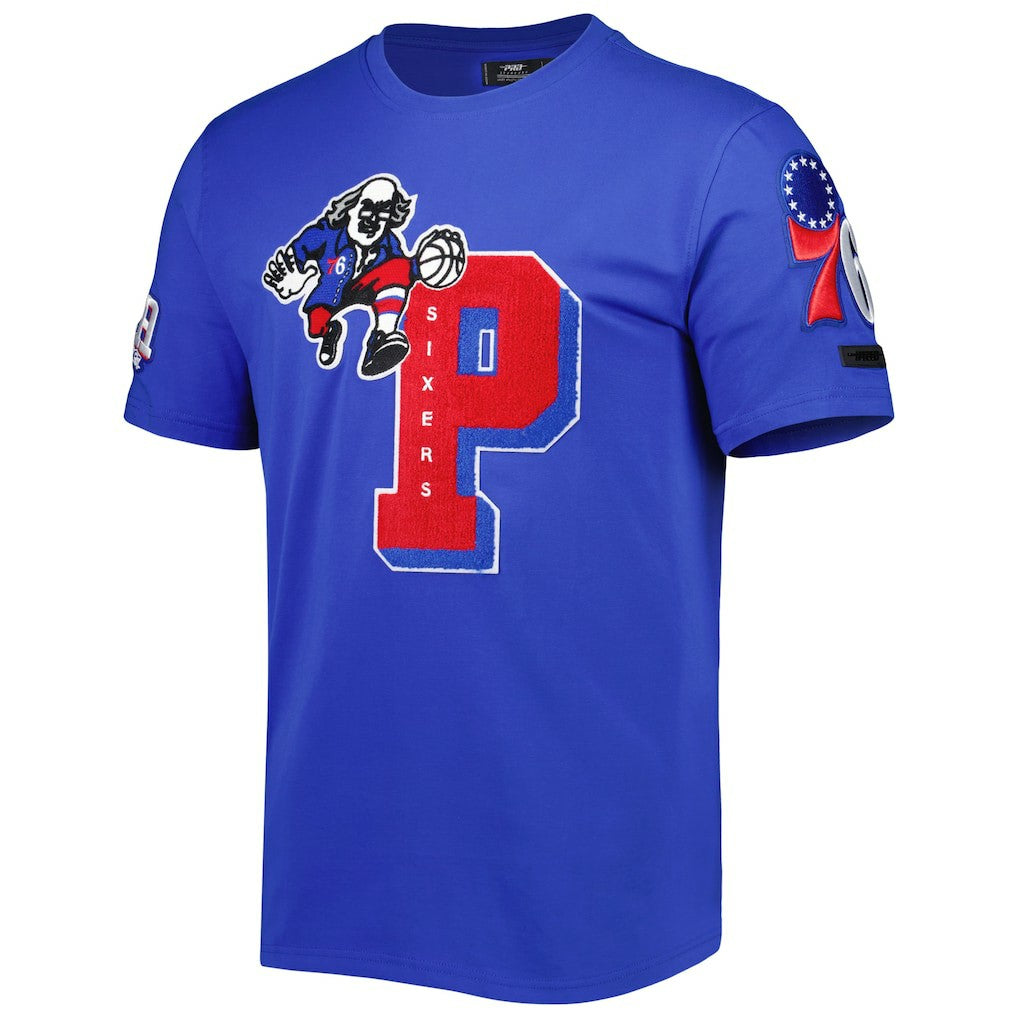 NBA - Philadelphia 76ers Pro Standard Mash Up Capsule T-Shirt - Royal