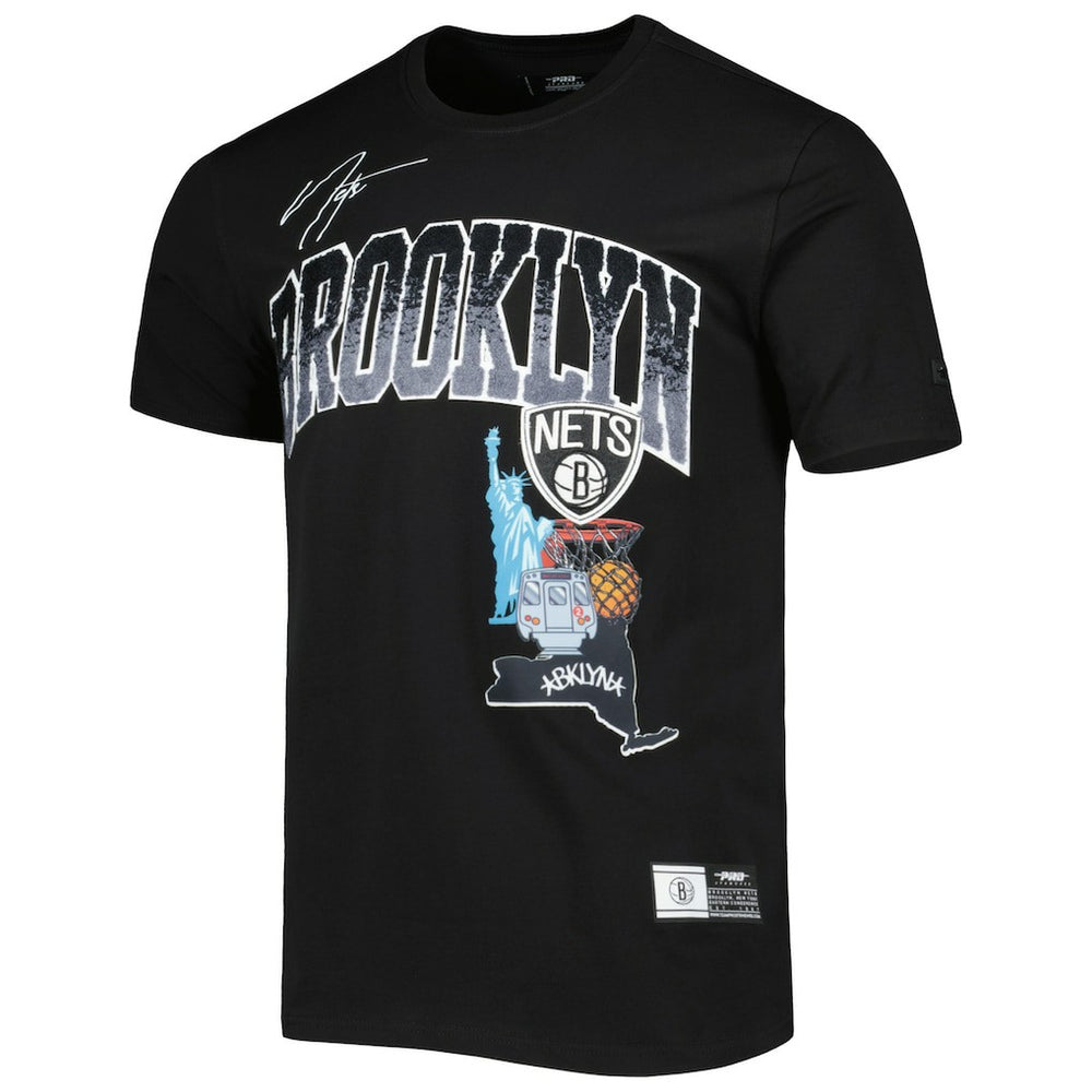 NBA - Brooklyn Nets Pro Standard Hometown Chenille T-Shirt - Black
