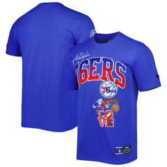 NBA - Philadelphia 76ers Pro Standard Hometown Chenille T-Shirt - Royal