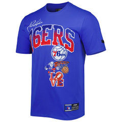 NBA - Philadelphia 76ers Pro Standard Hometown Chenille T-Shirt - Royal