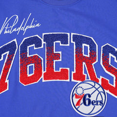 NBA - Philadelphia 76ers Pro Standard Hometown Chenille T-Shirt - Royal