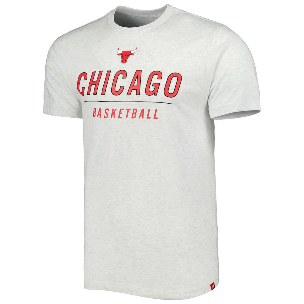 NBA - Chicago Bulls Sportiqe Unisex Turbo Tri-Blend T-Shirt - Ash