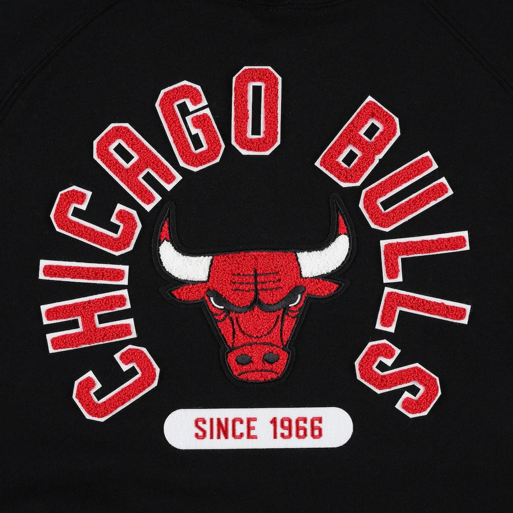 NBA - Chicago Bulls Sportiqe Unisex Athos Olson Tri-Blend Pullover Hoodie - Black