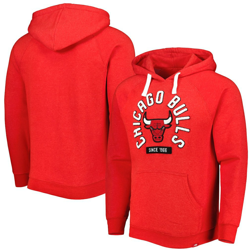 NBA - Chicago Bulls Sportiqe Unisex Athos Olson Tri-Blend Pullover Hoodie - Red