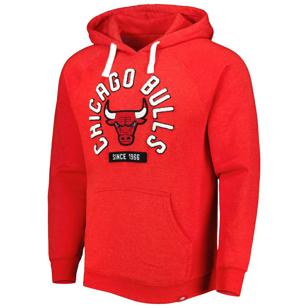 NBA - Chicago Bulls Sportiqe Unisex Athos Olson Tri-Blend Pullover Hoodie - Red