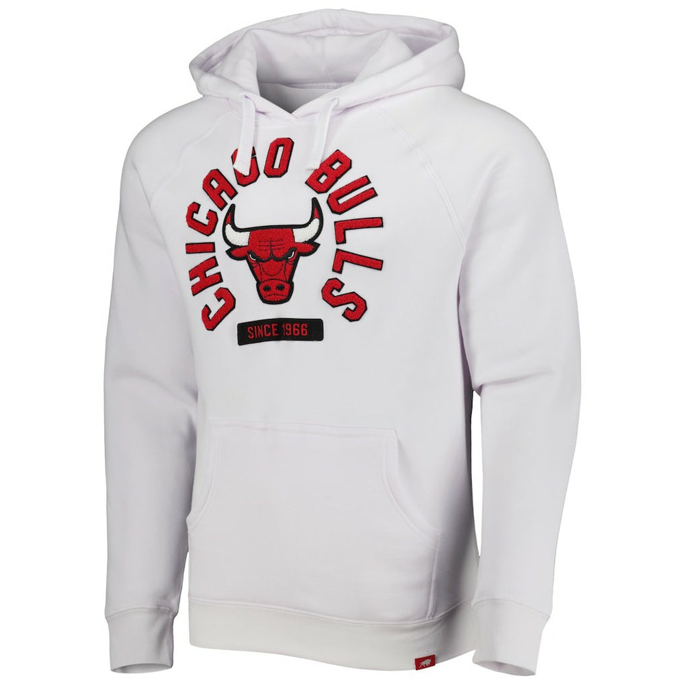 NBA - Chicago Bulls Sportiqe Unisex Athos Olson Tri-Blend Pullover Hoodie - White