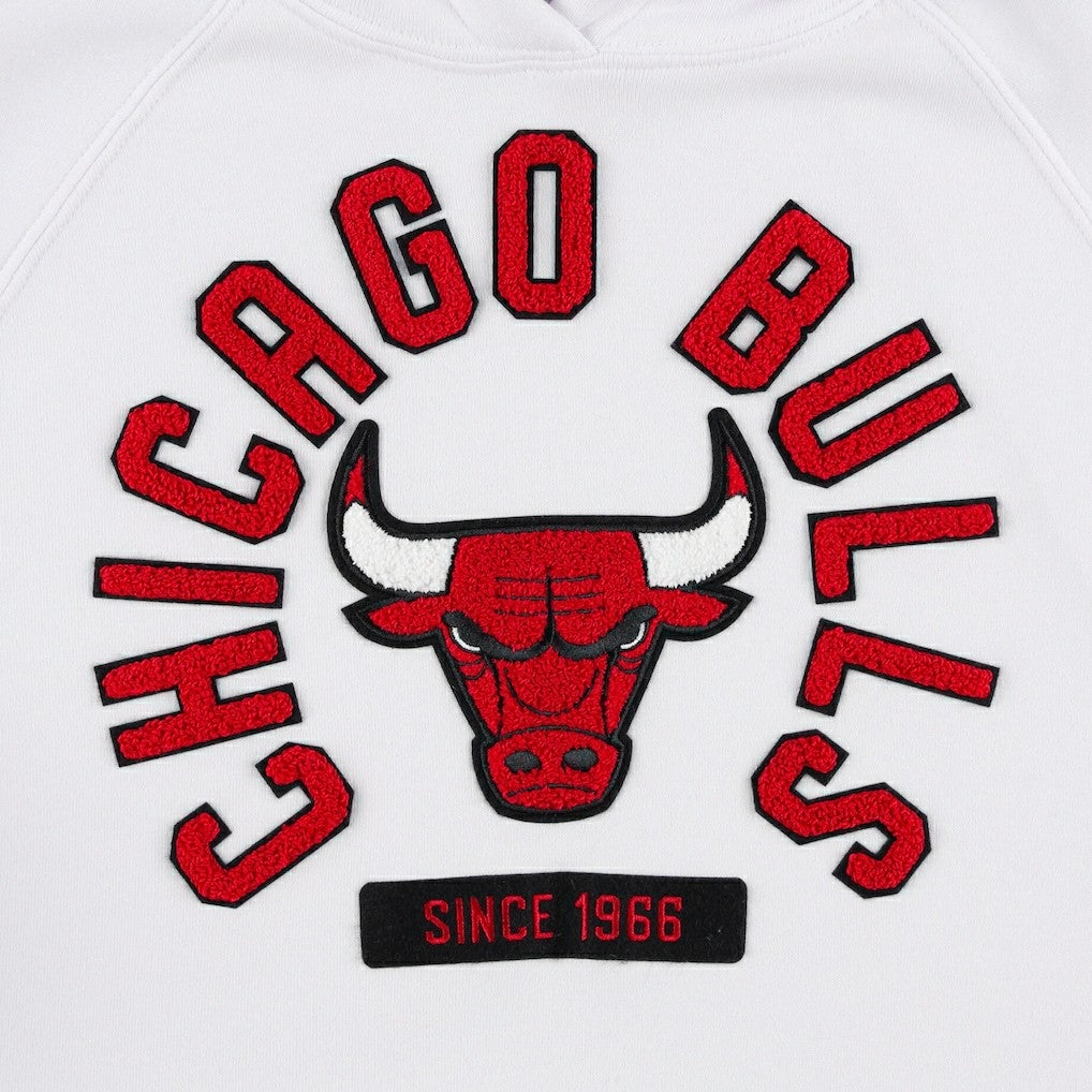 NBA - Chicago Bulls Sportiqe Unisex Athos Olson Tri-Blend Pullover Hoodie - White