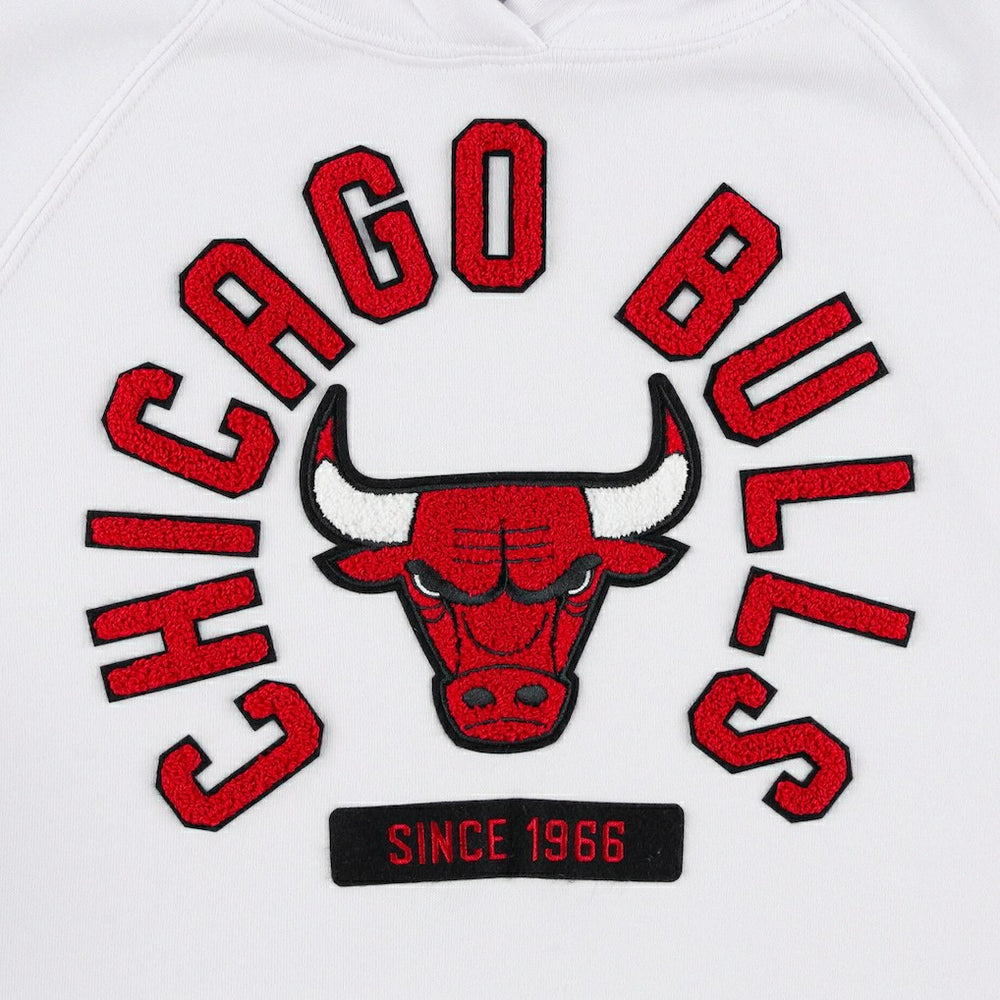 NBA - Chicago Bulls Sportiqe Unisex Athos Olson Tri-Blend Pullover Hoodie - White