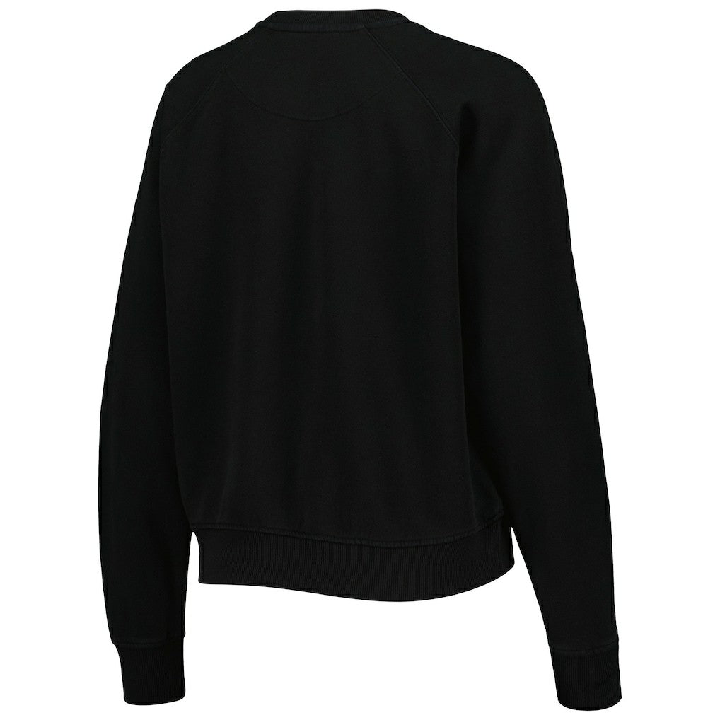 NBA - Chicago Bulls Sportiqe Women's Ashlyn Brava Raglan Pullover Sweatshirt - Black