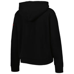 NBA - Chicago Bulls Sportiqe Women's Leona Ava Fleece Tri-Blend Pullover Hoodie - Black