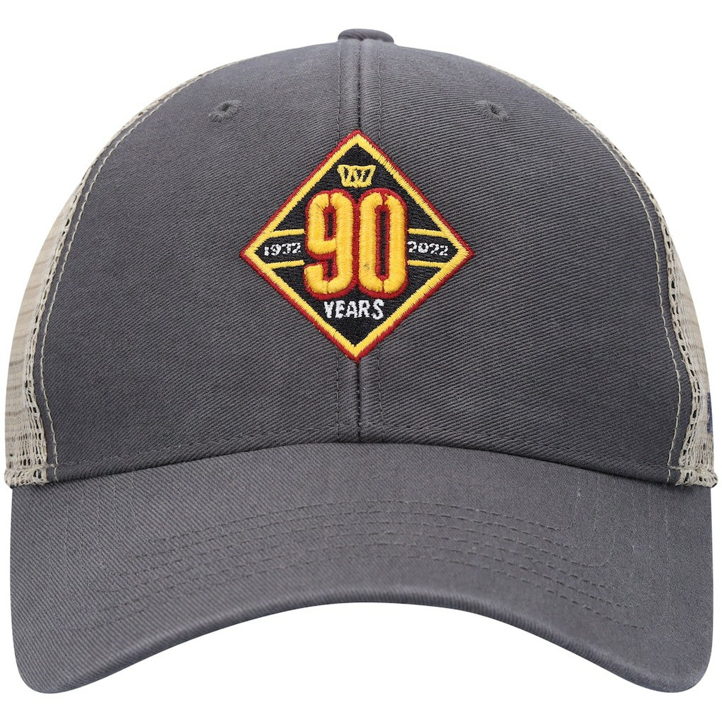 Washington Commanders '47 90th Season MVP Trucker Snapback Hat Charcoal/Natural - 47 brand
