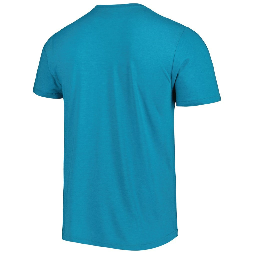 Miami Dolphins Homage Stadium Tri-Blend T-Shirt Aqua - NFL